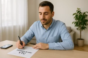 Comment bien préparer l’examen blanc VTC